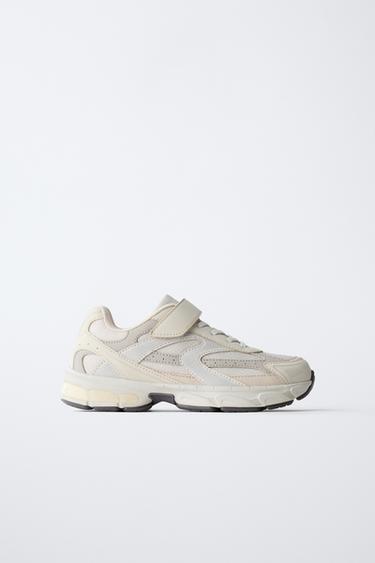 TENNIS AVEC PIÈCES MULTIPLES - Gris de Zara