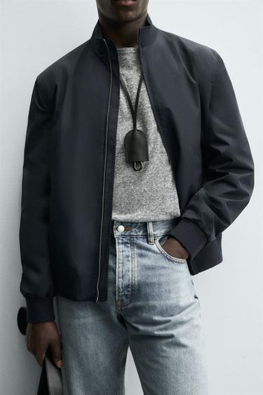 WATER-REPELLENT TECHNICAL JACKET - Dark navy by Zara - Image 4