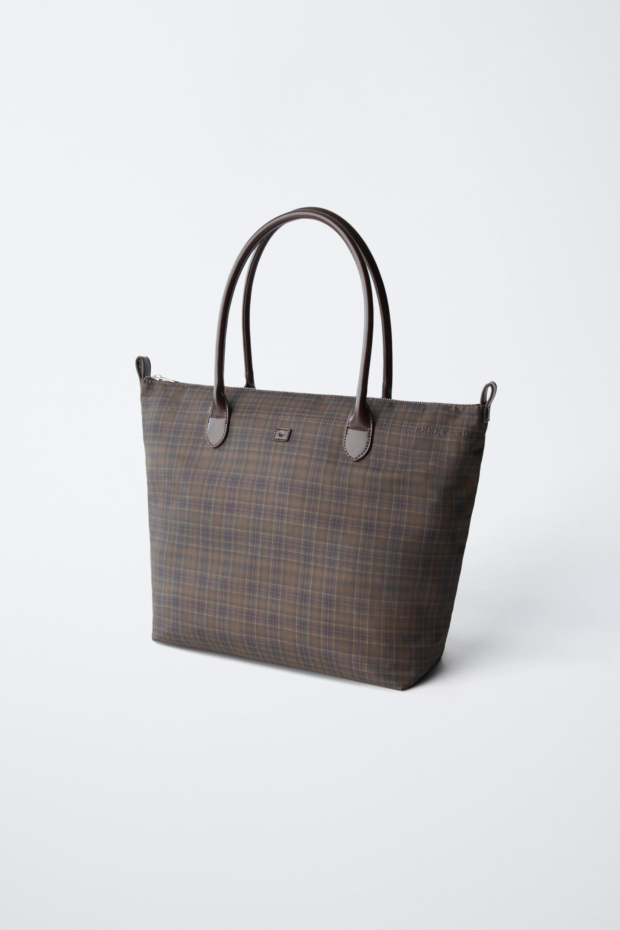 Детские сумки Zara CHECKERED SHOPPER — фото 2