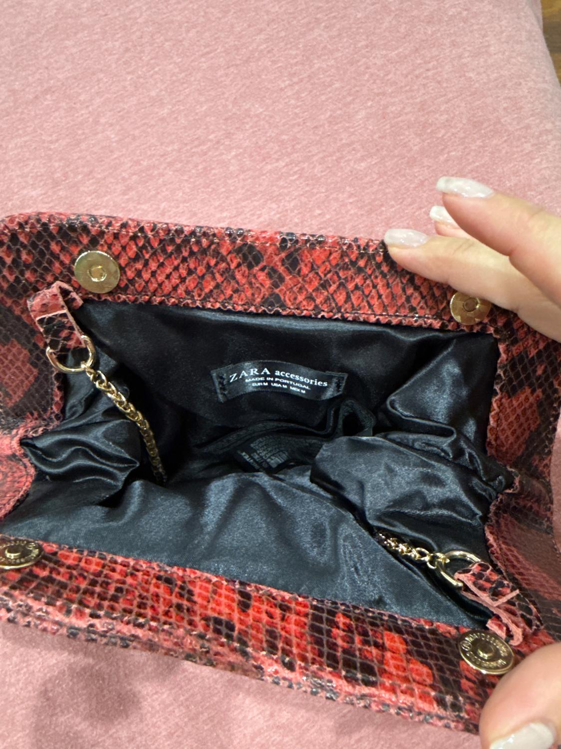 BOLSO PIEL GRABADO SERPIENTE - Image 3