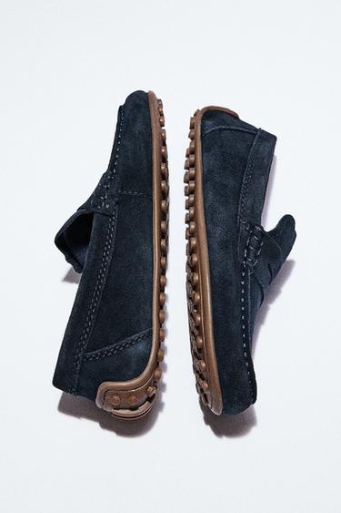 MOKASINI IZ SEMIŠA - Mornarsko modra od Zare