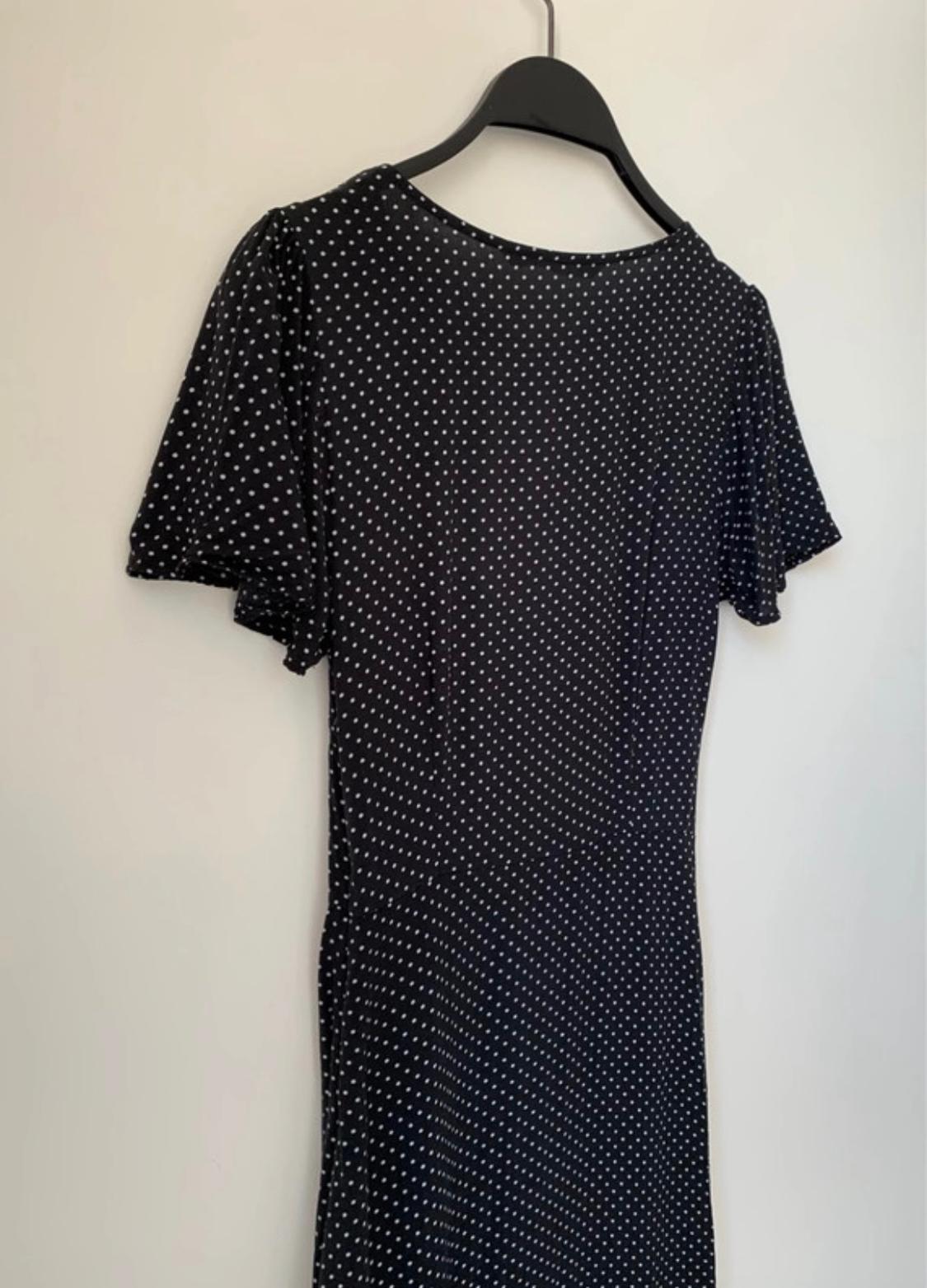 POLKA DOT CUT-OUT DRESS - Image 4