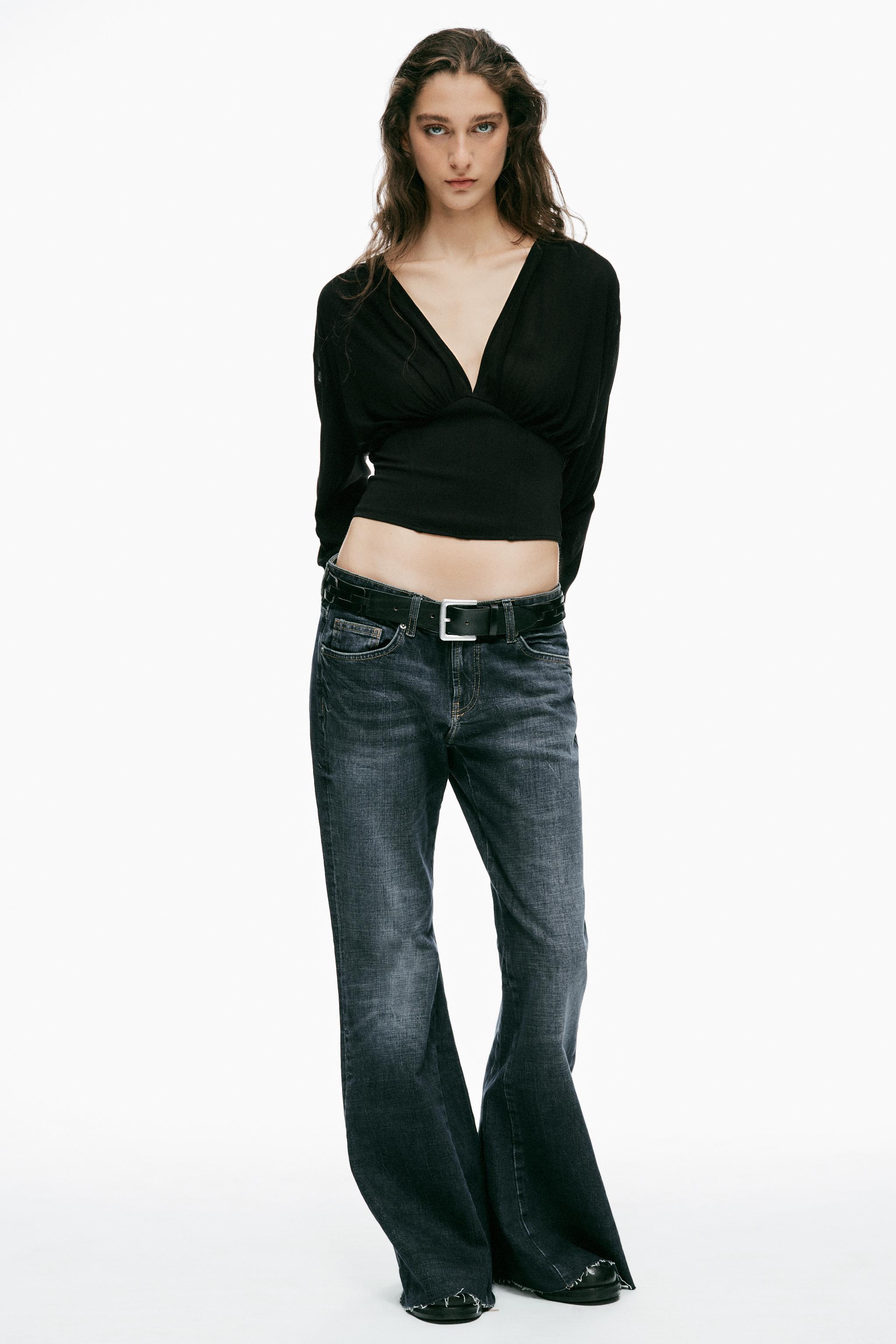 MIXED-FABRIC CORSET TOP - Black | ZARA United States