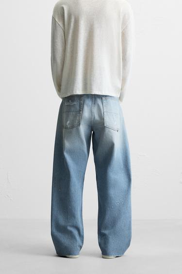 JEAN BAGGY DÉCHIRÉ - Bleu clair de Zara - Image 2