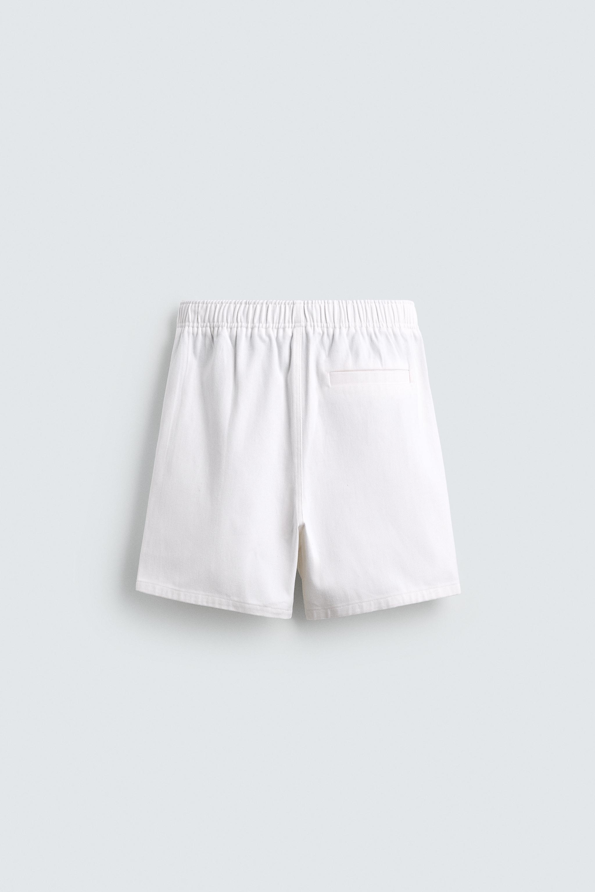 RELAXED FIT TEXTURED SHORTS