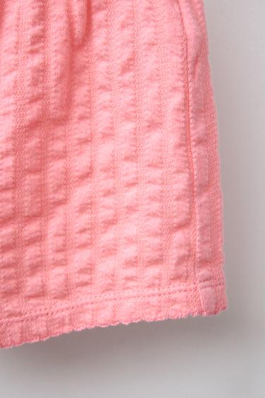 TEXTURED BERMUDA SHORTS - Pink by Zara - Image 3