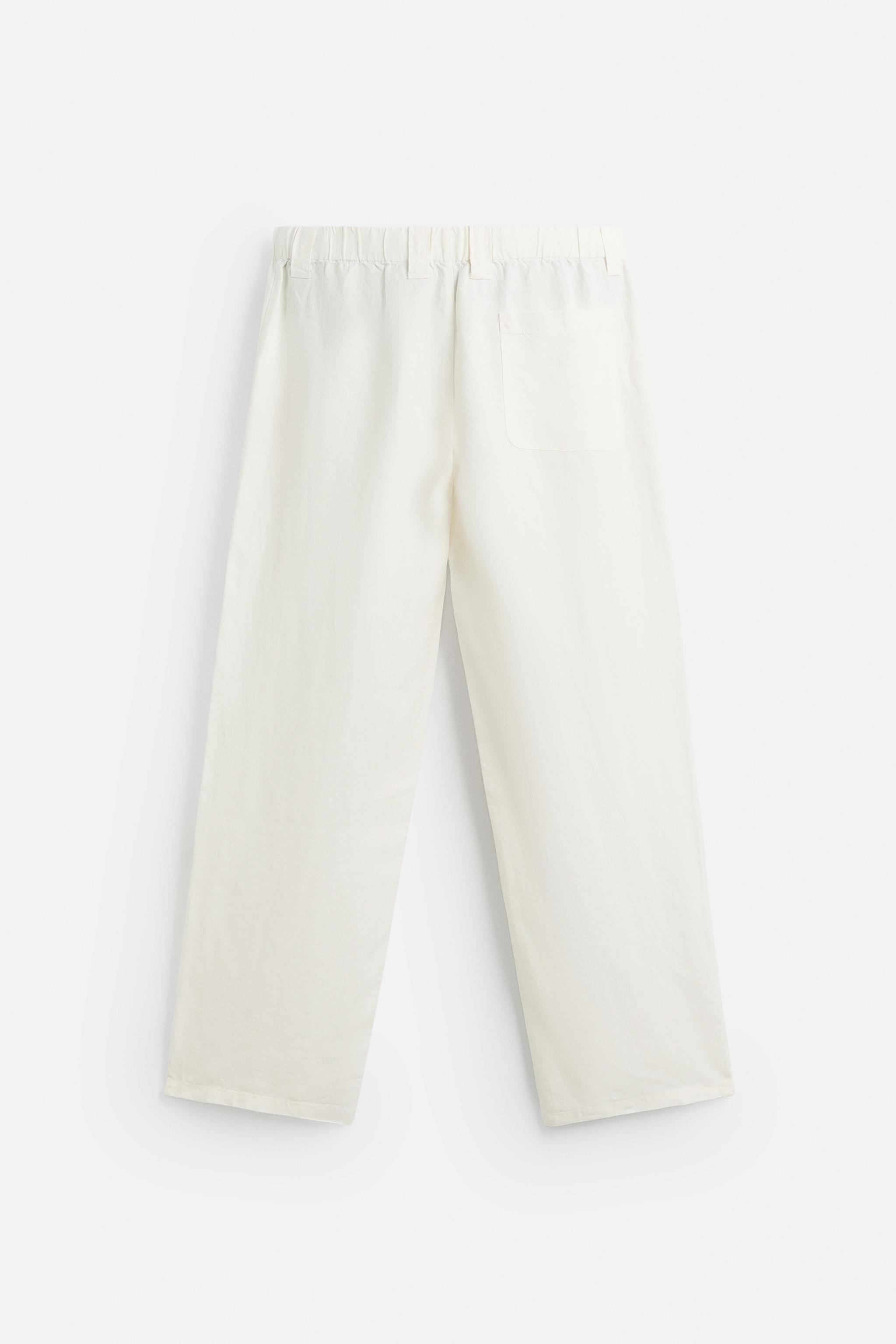 PANTALON COUPE DÉCONTRACTÉE 100 % CHANVRE