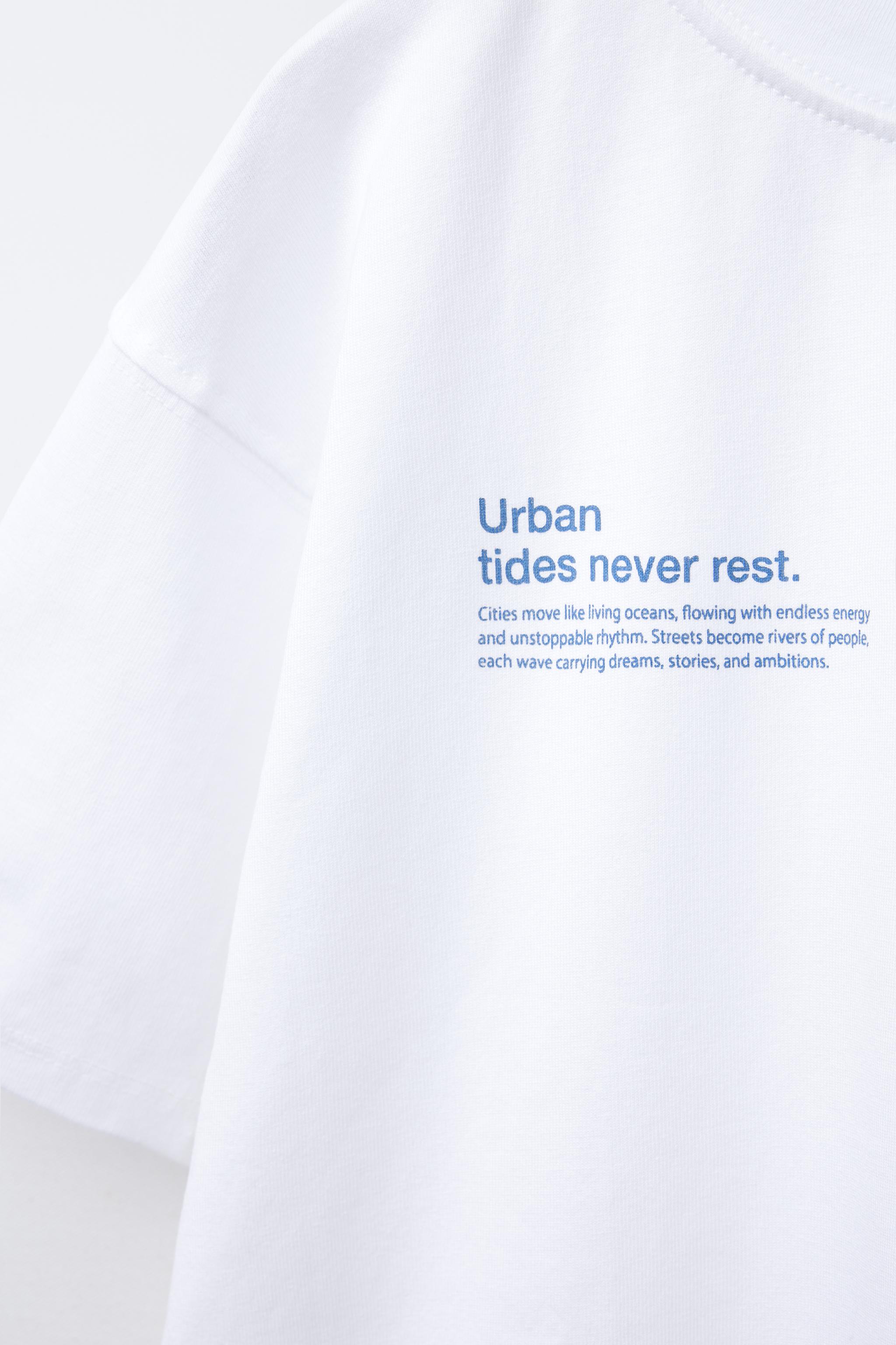 T-SHIRT IMPRIMÉ TEXTE