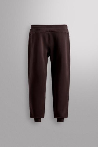 TECHNICAL TROUSERS WITH ZIP - Burgundy by Zara - Image 7