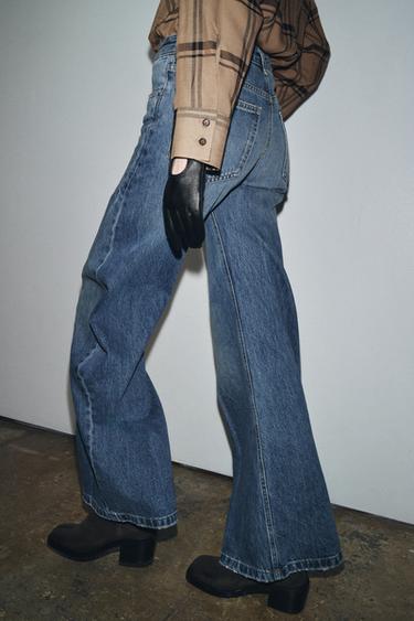 JEAN ZW COLLECTION FLARE TAILLE BASSE PLIS - Bleu de Zara - Image 3