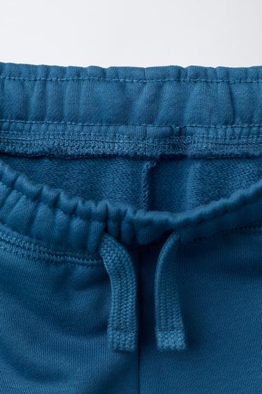 JOGGER TROUSERS WITH TEXT AND LABEL - Bluish by Zara - Image 2