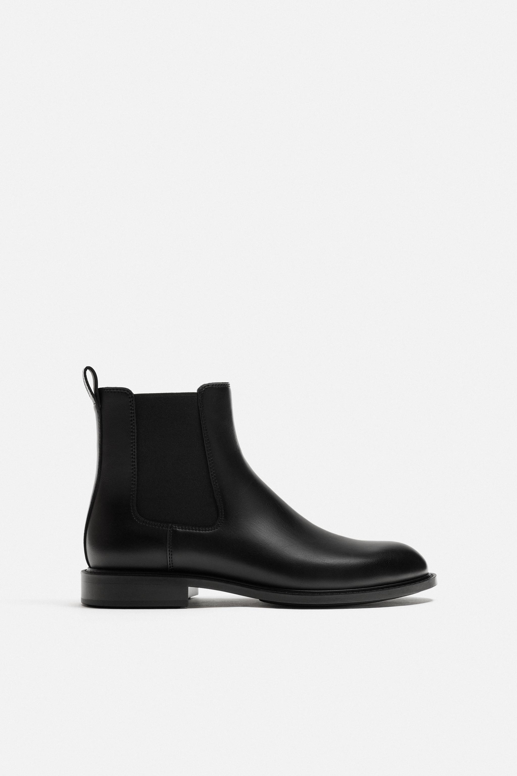 ZARA メンズブーツ　ブラック 27cm 【美品】 ZARA メンズブーツ27cm
