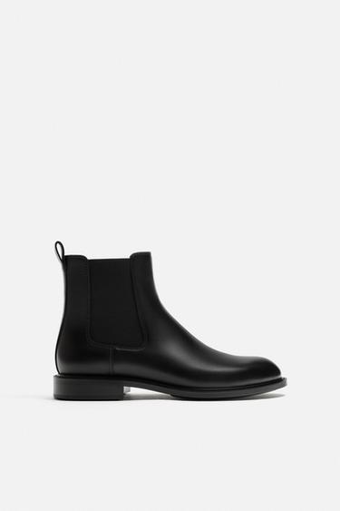 BOTTINES CHELSEA HABILLÉES - Noir de Zara