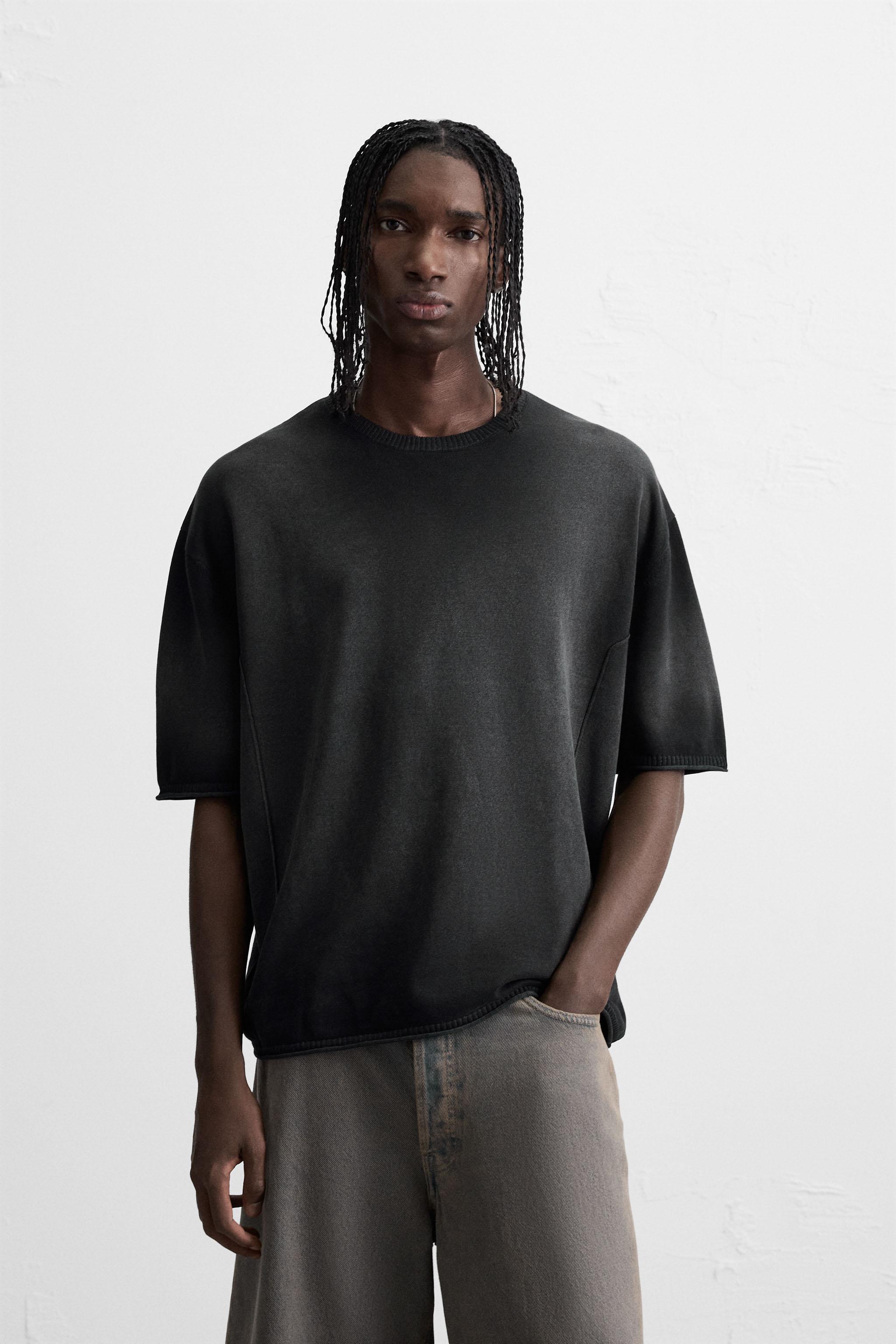 Tシャツ (ブラック・黒) | メンズ | 最新コレクション | ZARA 日本