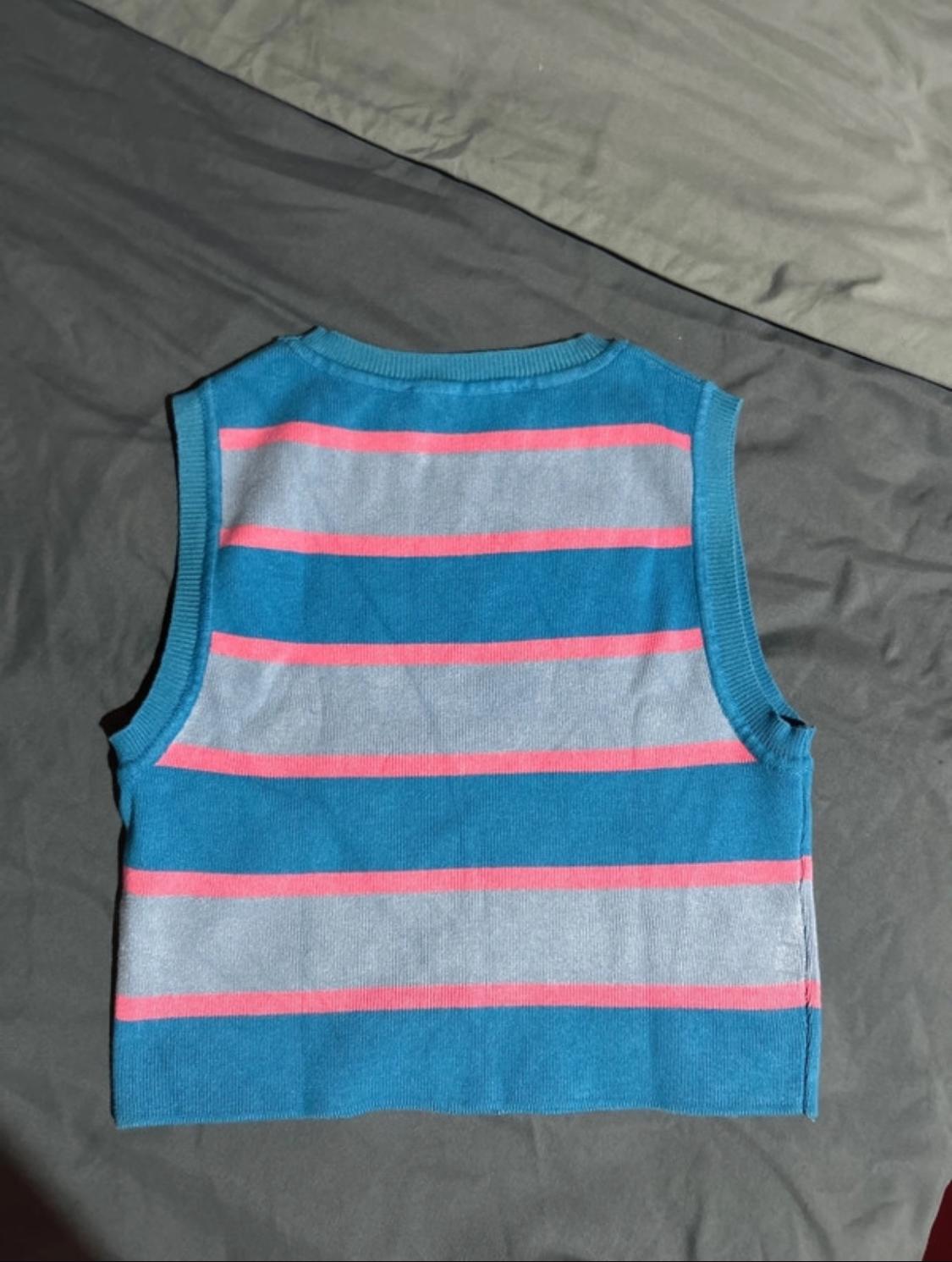 BASIC CROPPED KNIT TOP - Image 6