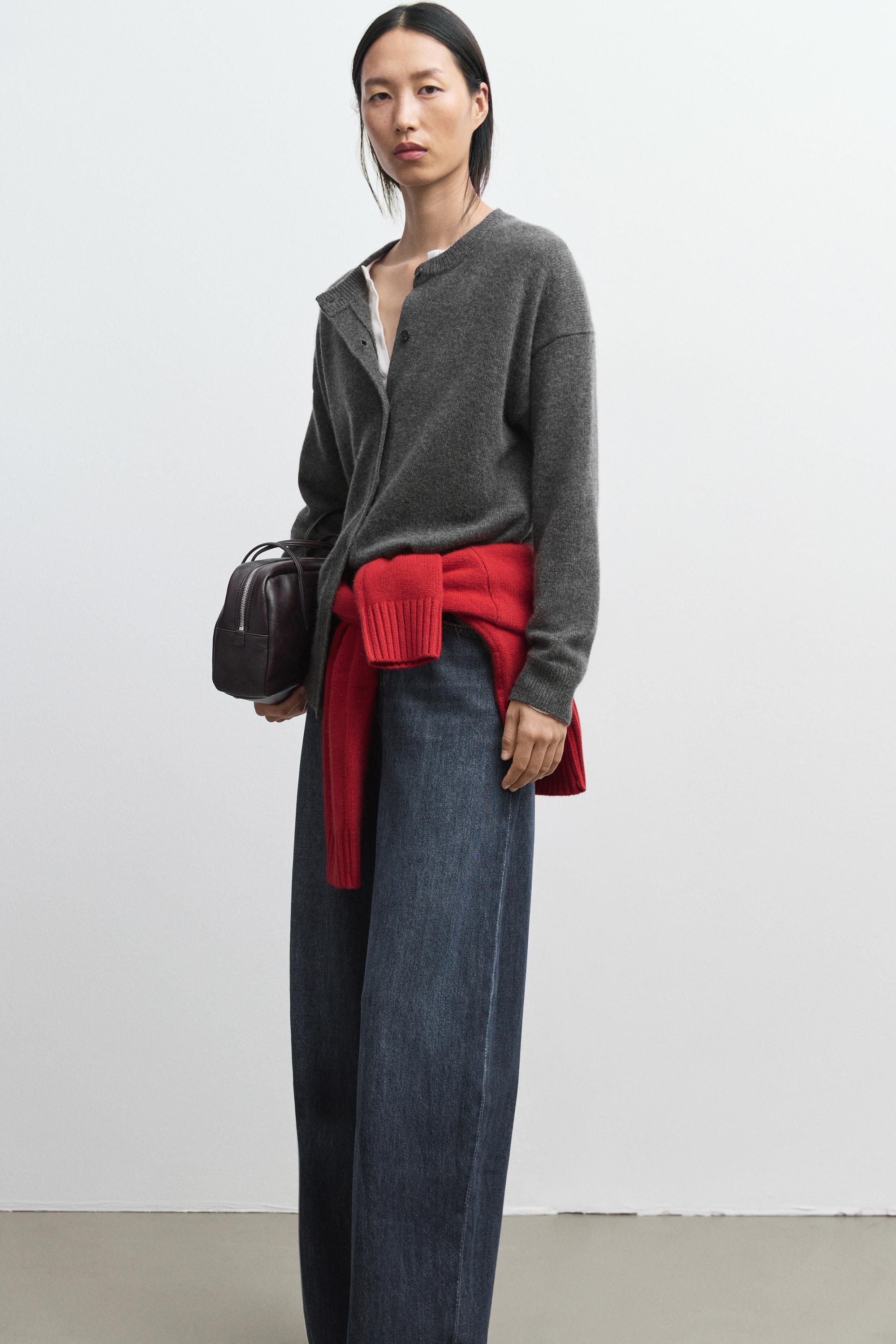 Cardigan en maille oversize 100 % cachemire