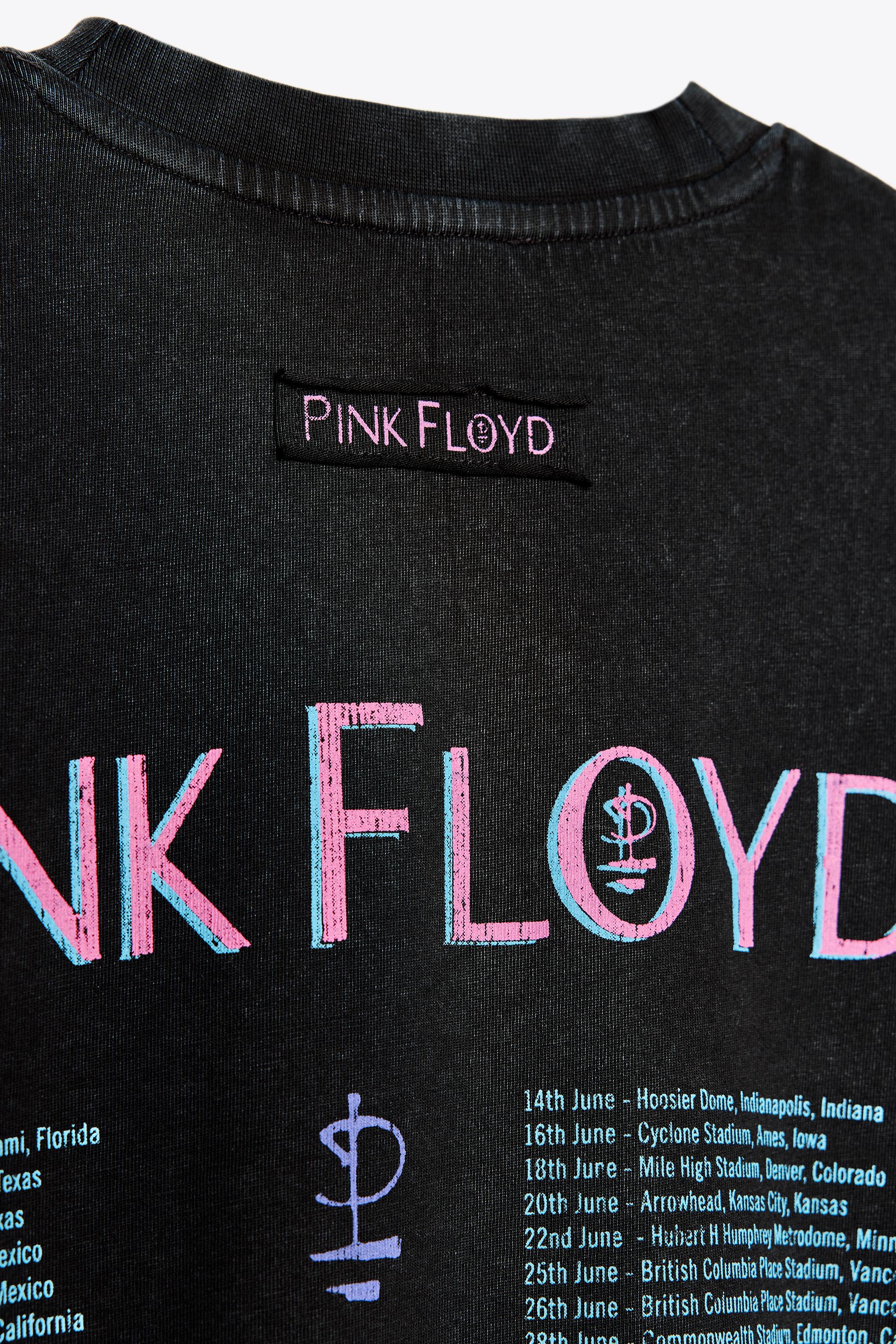 PINK FLOYD WASHED EFFECT T-SHIRT - Anthracite grey | ZARA