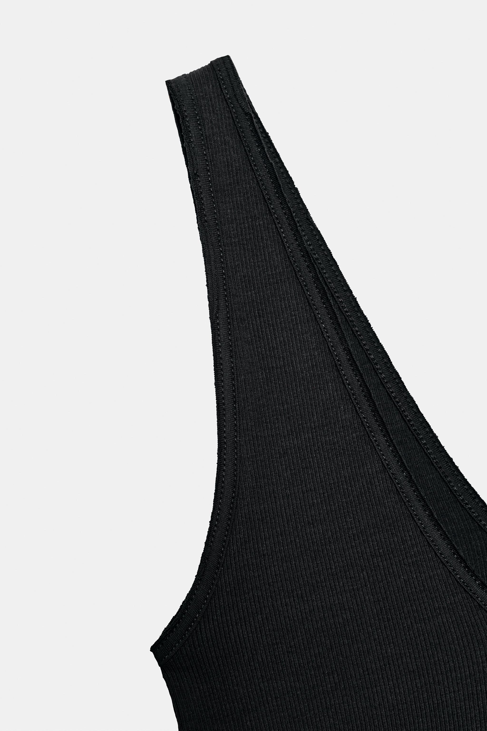 Zara V Yaka Fitilli Top görsel 7