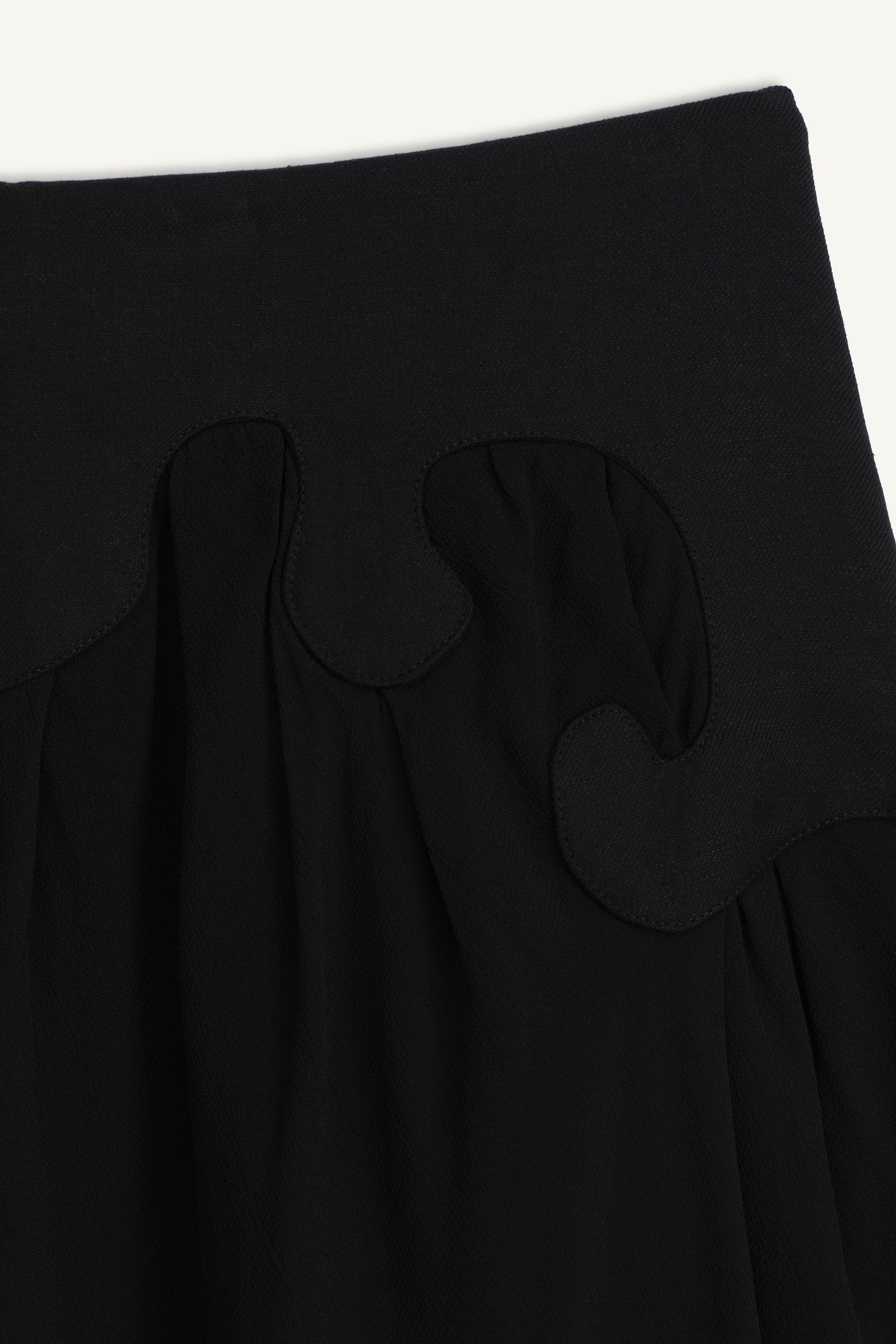 【ZARA】LIMITED EDITION コンビショートスカート 2338/004/800 LIMITED EDITION COMBINATION SHORT SKIRT - Black | ZARA