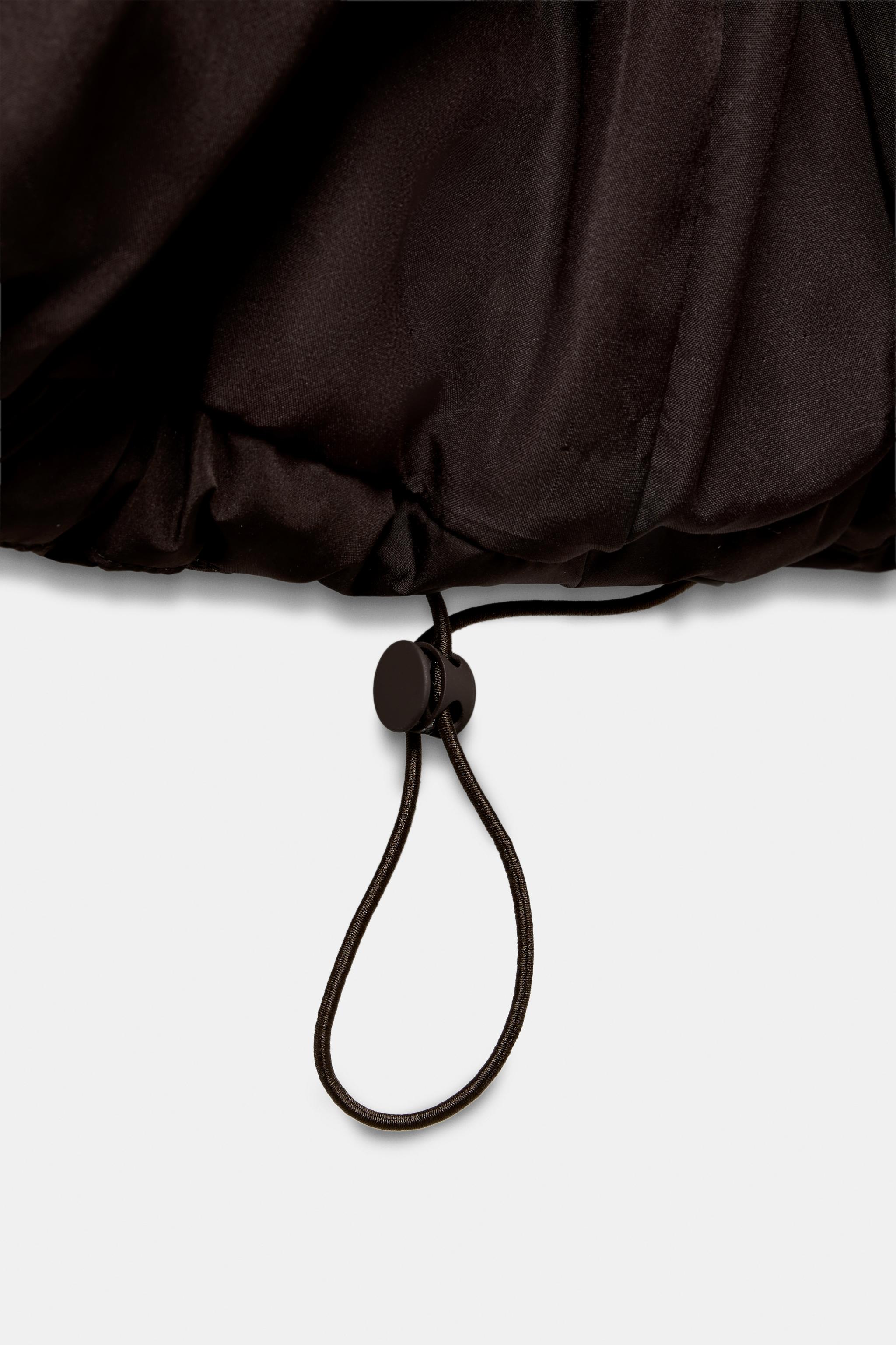 SHORT WATER-REPELLENT WINDPROOF PUFFER ANORAK