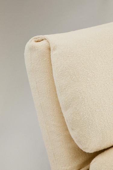 FOLDING BOUCLÉ ARMCHAIR - Ecru by Zara - Image 3