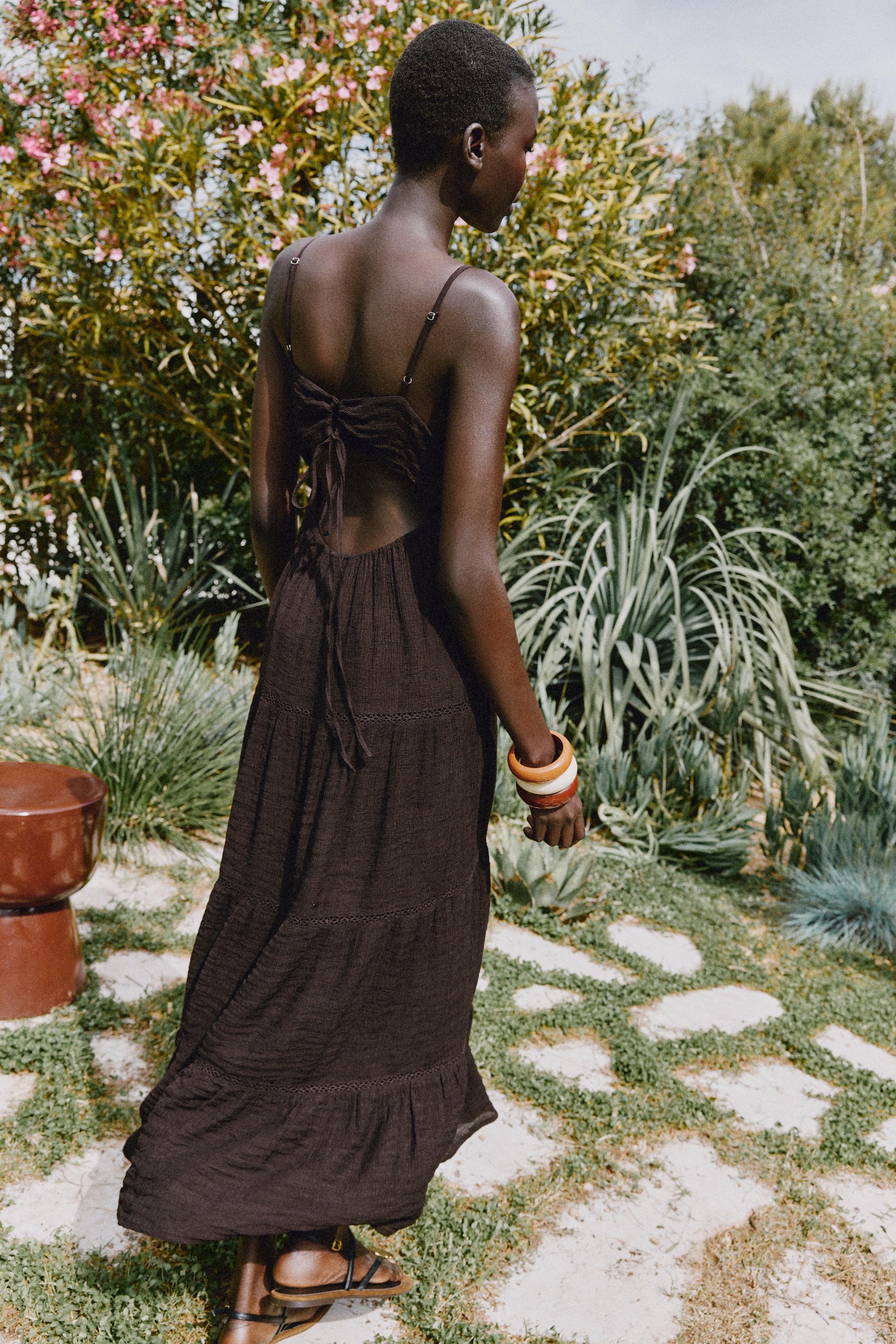 LONG STRAPPY DRESS