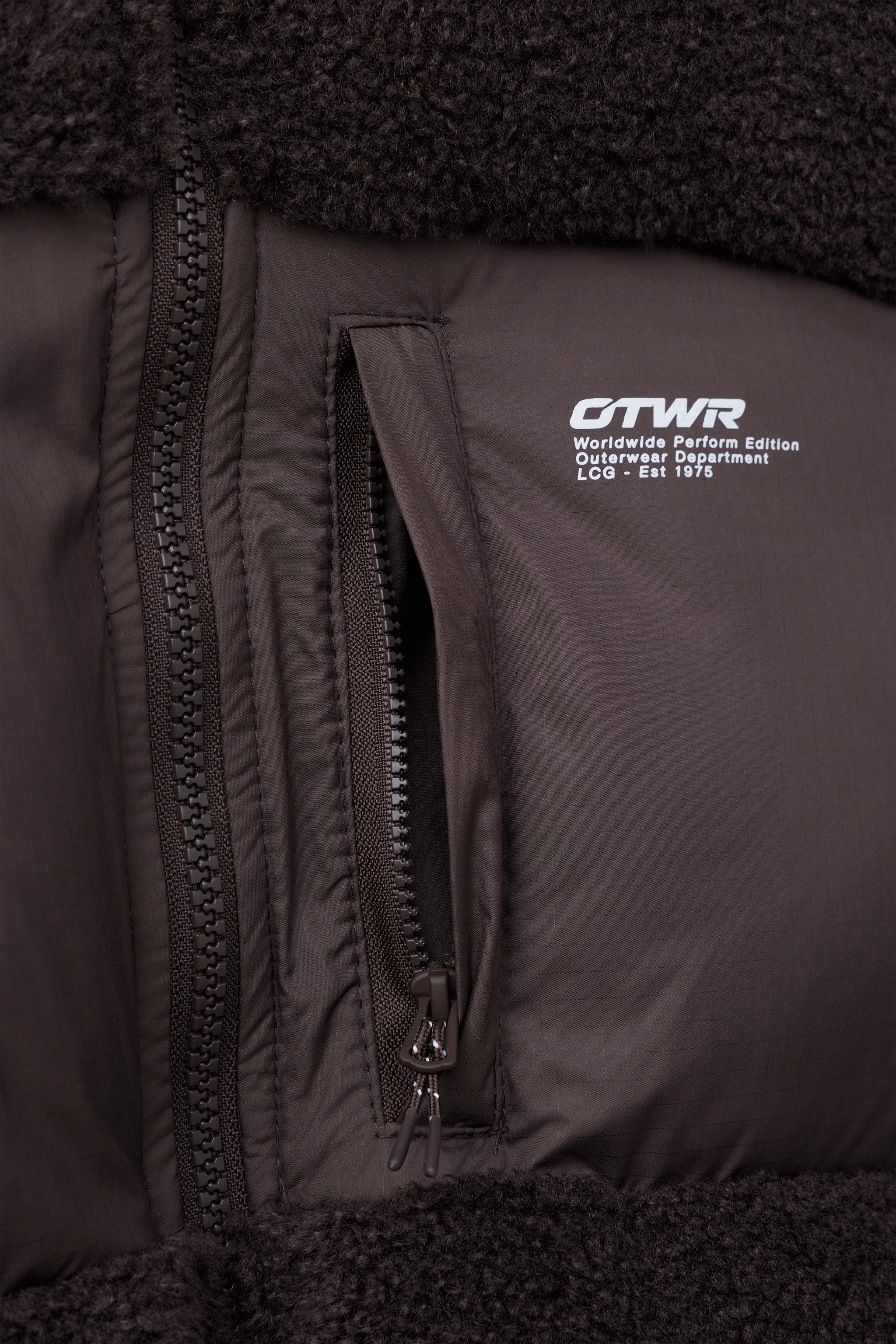 COMBINED QUILTED SHEARLING JACKET