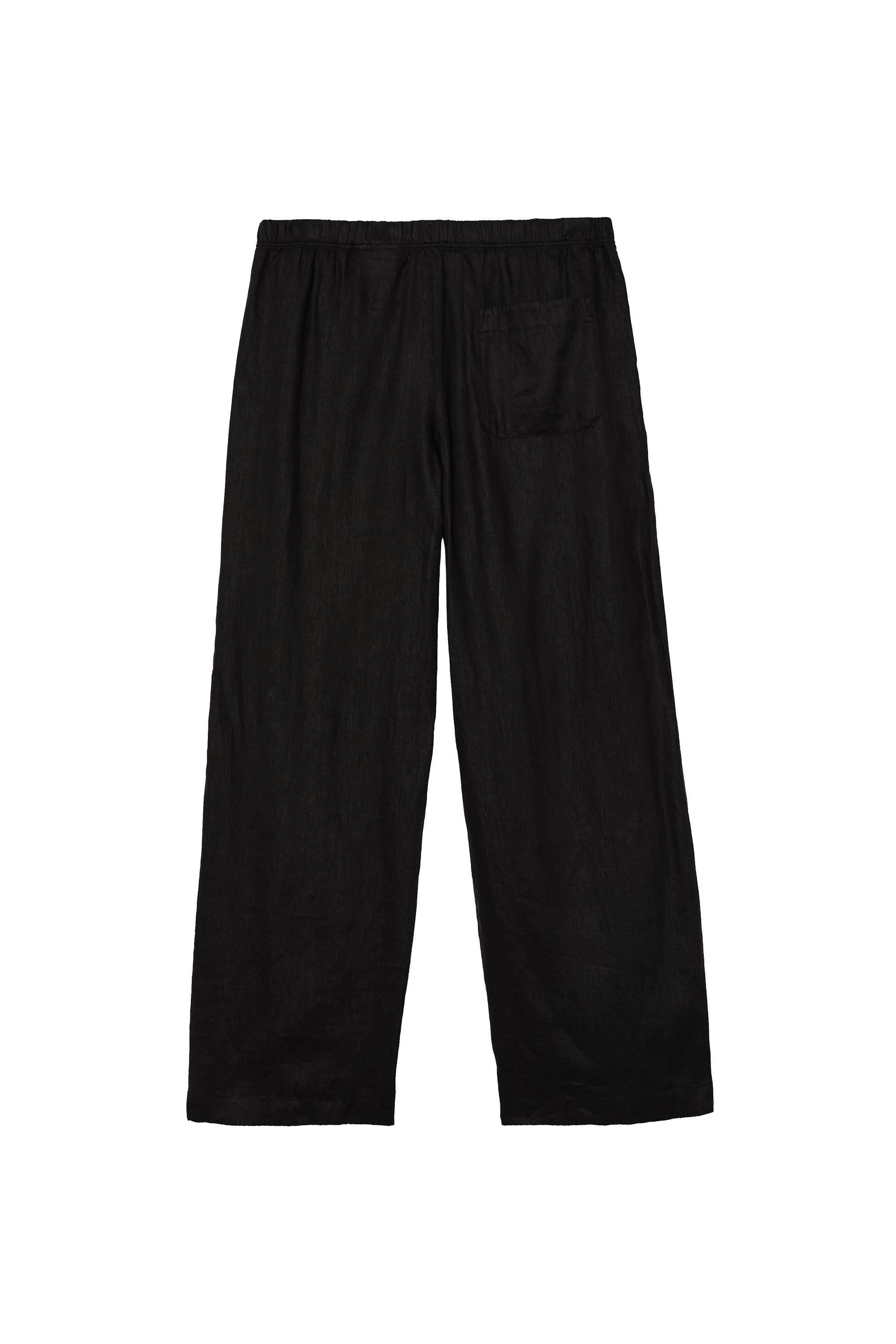 Мужские брюки Zara 100% LINEN RELAXED FIT PANTS — фото 3
