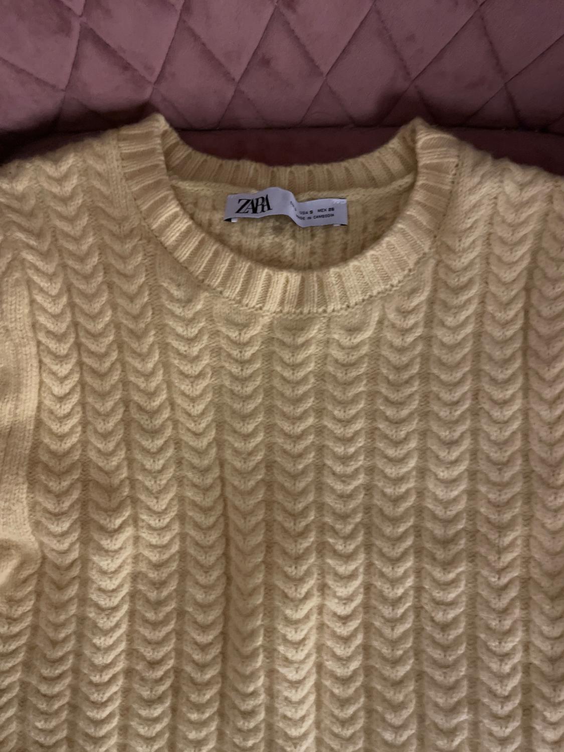 CABLE KNIT TOP 100% WOOL - Image 3