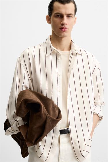 LIEHUVA RAIDALLINEN PAITA - Beige Zaralta