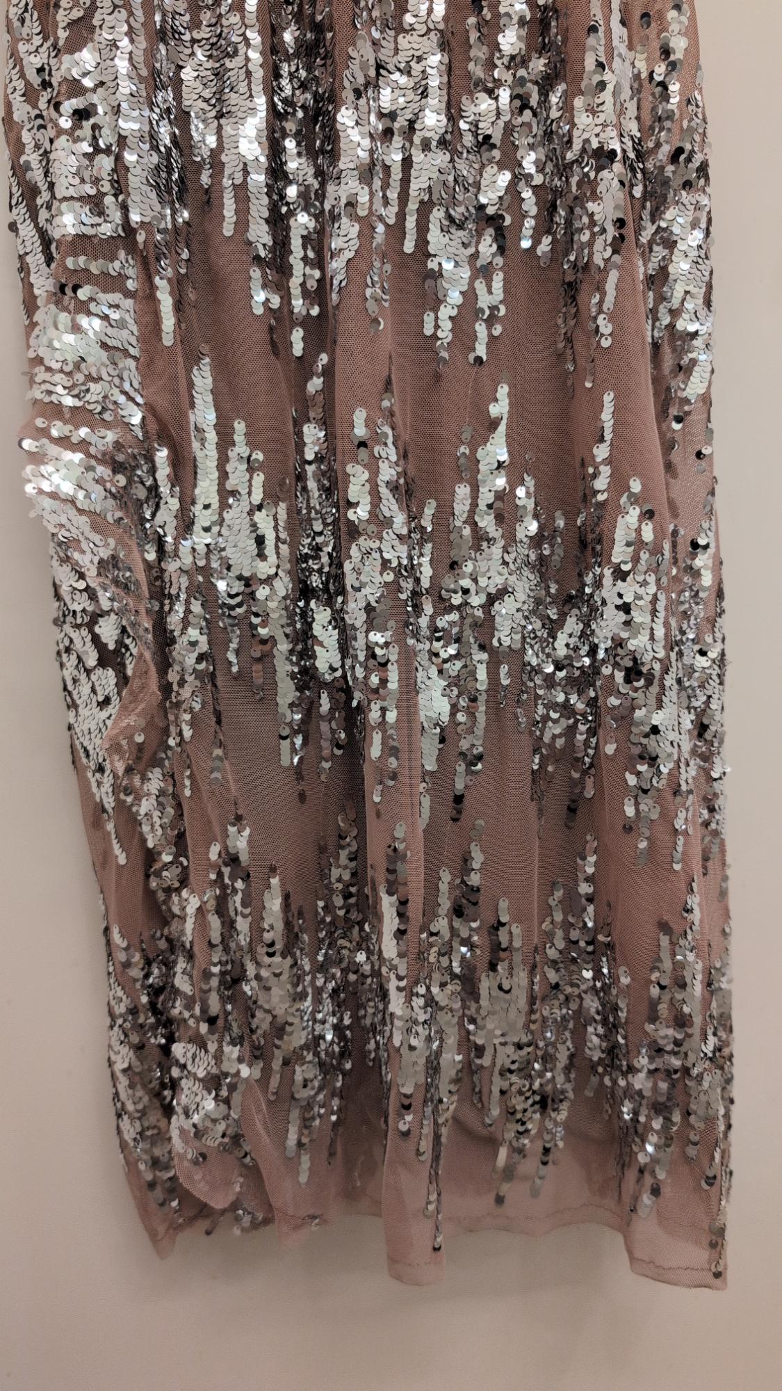 STRAPPY DRESS WITH SEQUINS - Image 3