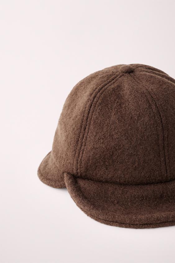 BONNET VISIÈRE 100% LAINE CREATED BY CARAMEL LONDON X ZARA - Marron ...