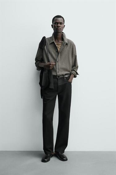 CHECK OVERSHIRT - Grey by Zara - Image 0