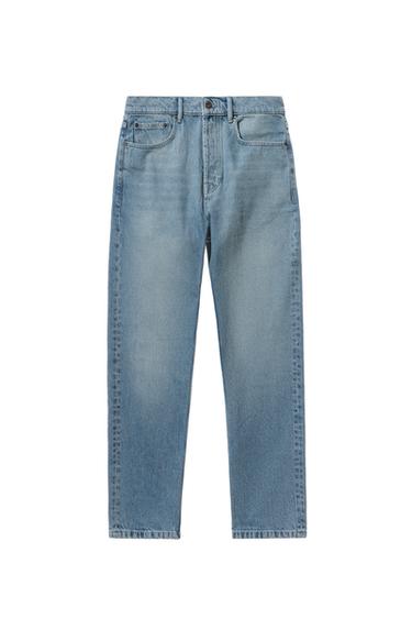JEANS STRAIGHT ANKLE FIT - Azul medio de Zara