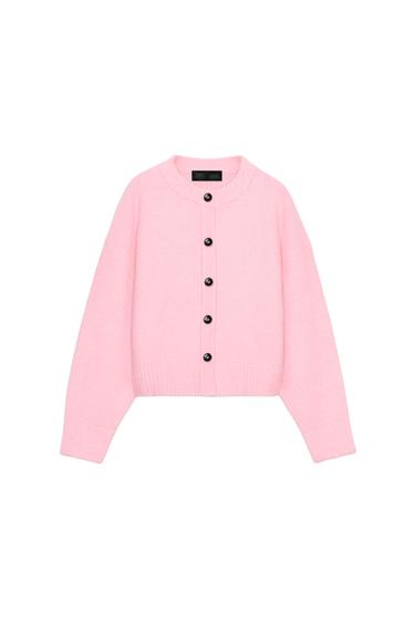 SOFT KNIT CARDIGAN - Pink by Zara