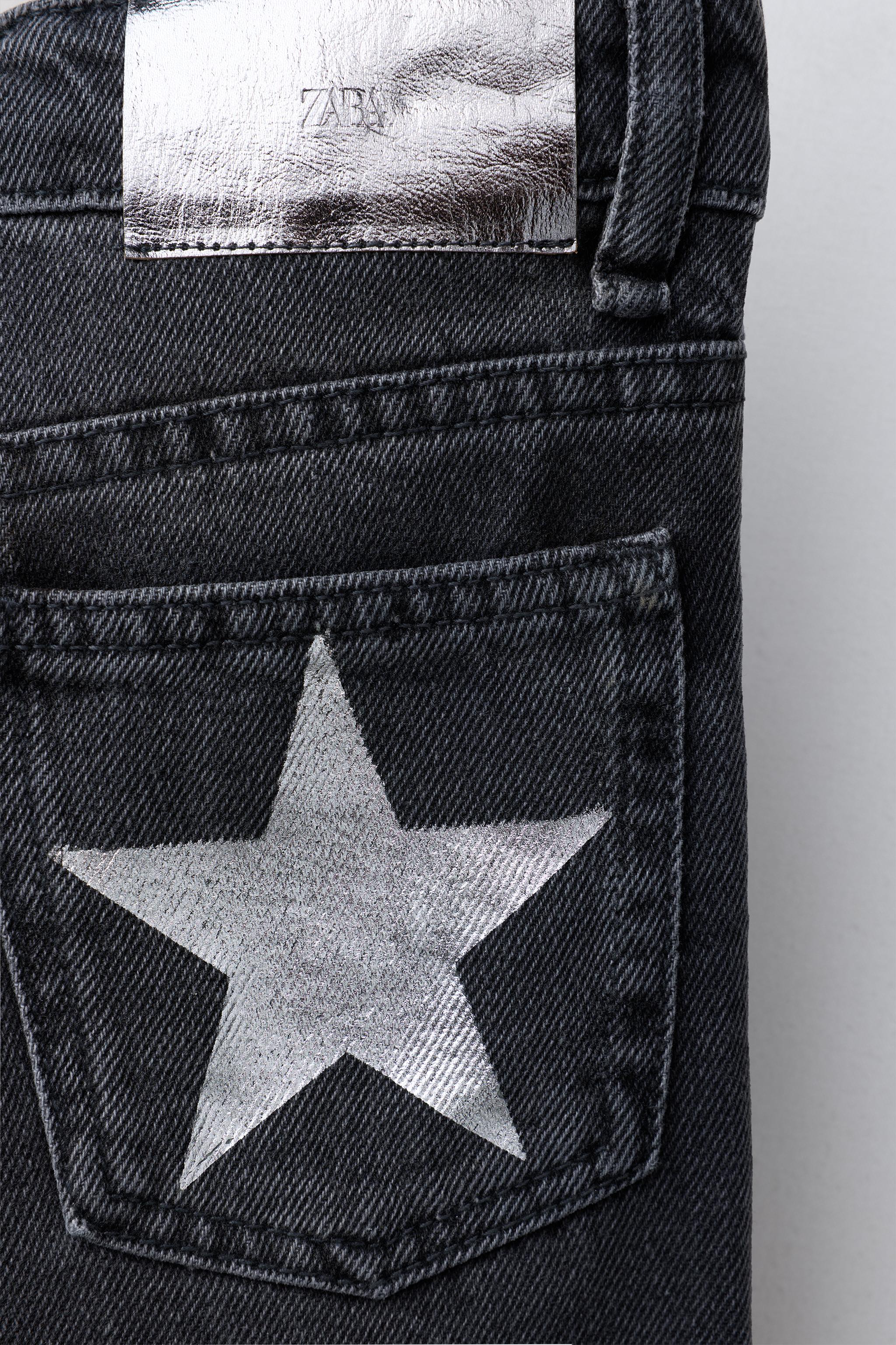 STAR WIDE LEG JEANS