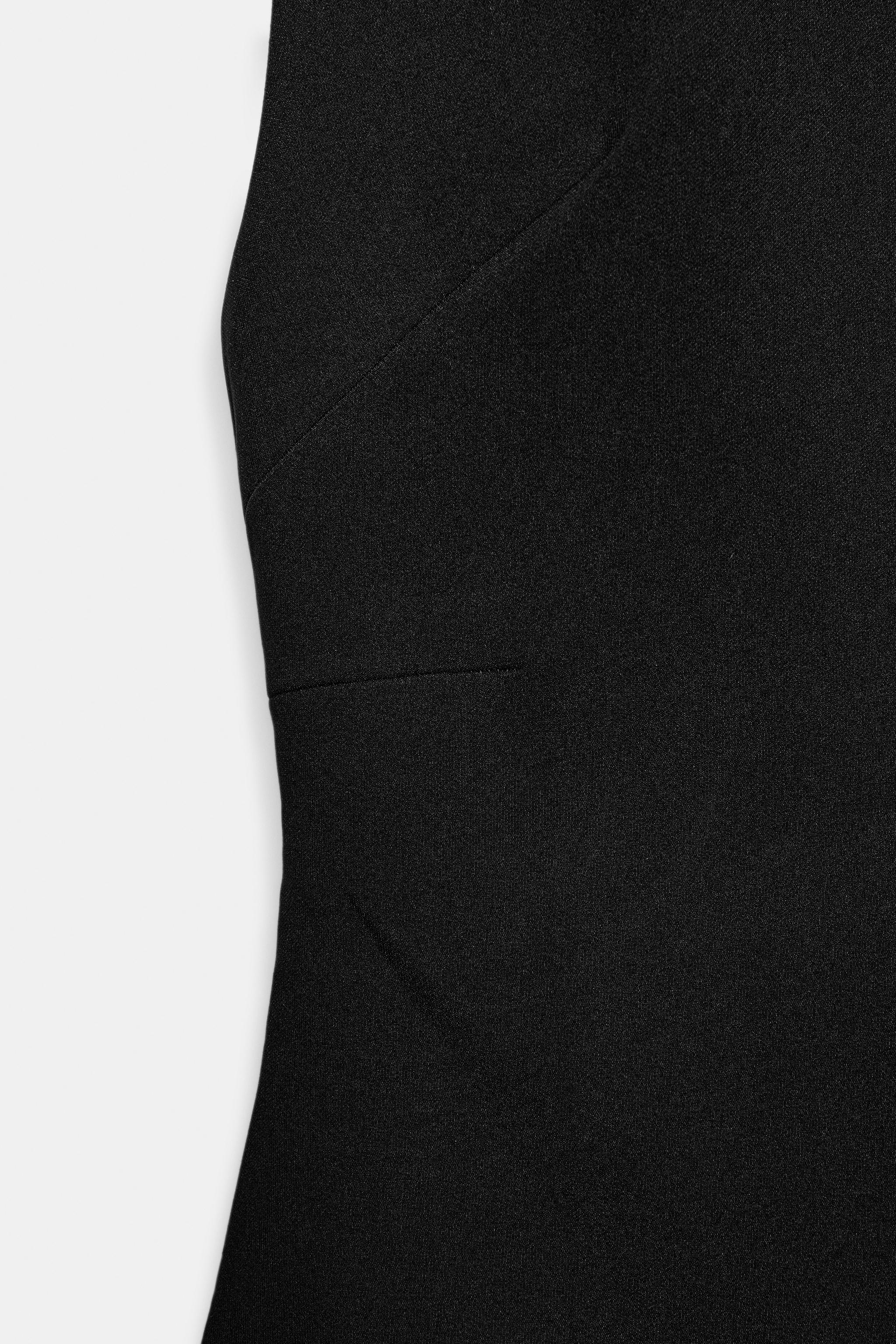 Женские платья Zara SHORT MOCK NECK DRESS — фото 7