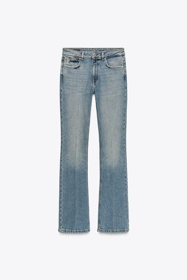 ZW COLLECTION BOOTCUT HIGH-WAIST JEANS - Blue by Zara - Image 5