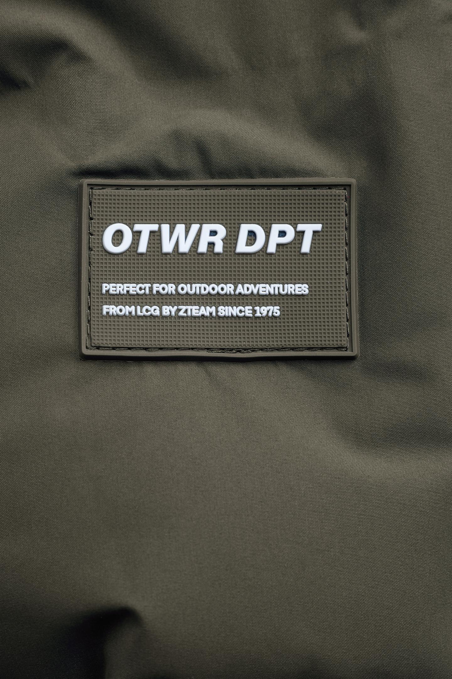 Детская куртка Zara Water Repellent Label Puffer, цвет: Коричневый / Серо-коричневый — фото 7