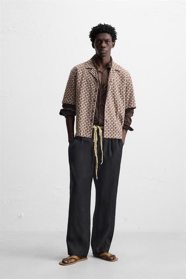 TEXTURED SHIRT - Brown by Zara