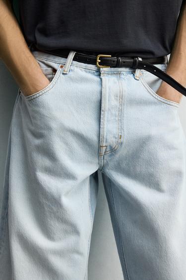 JEAN COUPE BALLON - Bleu clair de Zara - Image 6