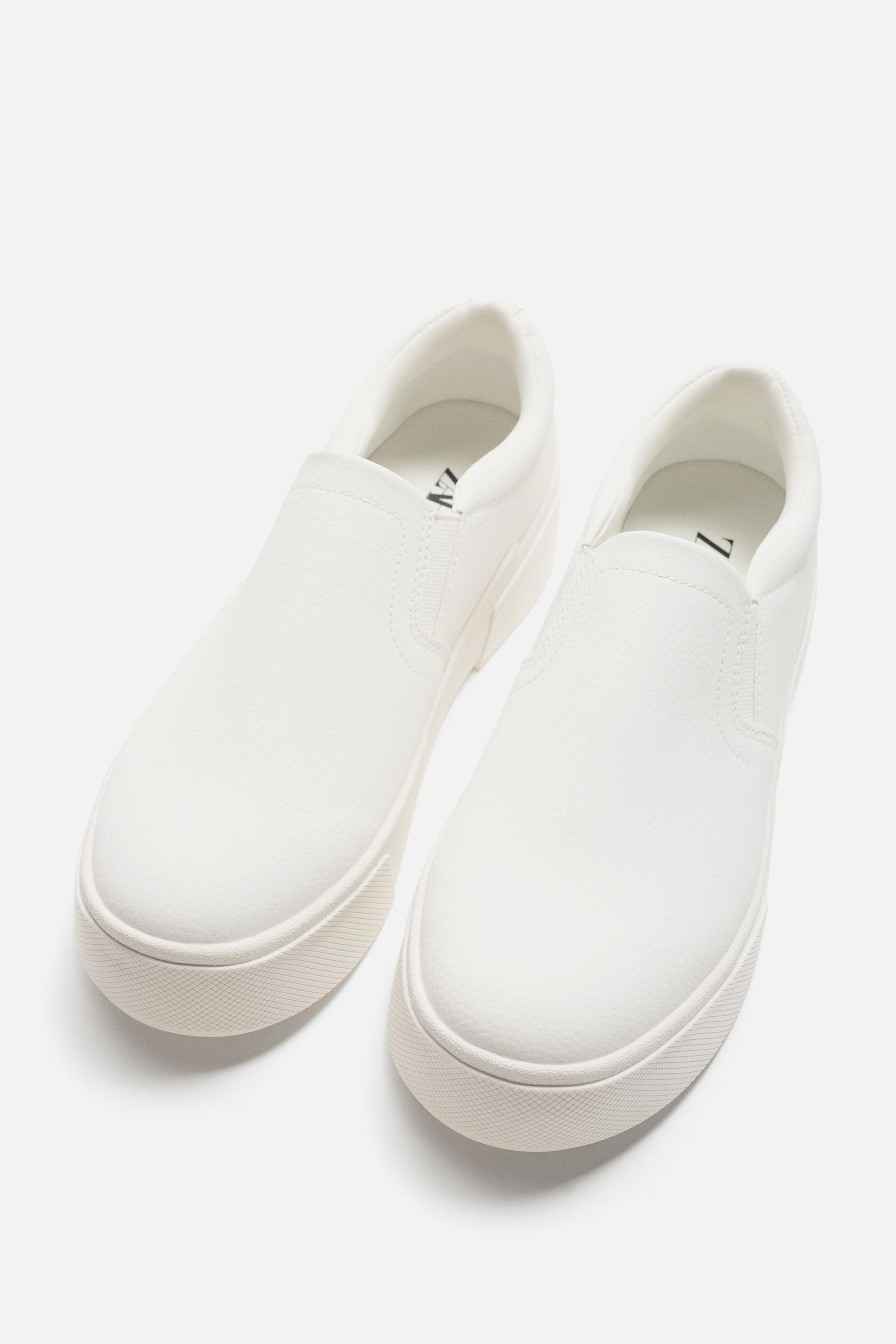 すず　0728 LACELESS SNEAKERS - White | ZARA United States