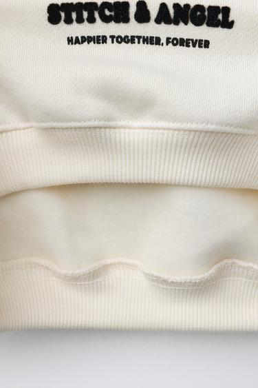 LILO & STITCH © DISNEY RIBBED SWEATSHIRT AND LEGGINGS SET - Ecru by Zara - Image 3