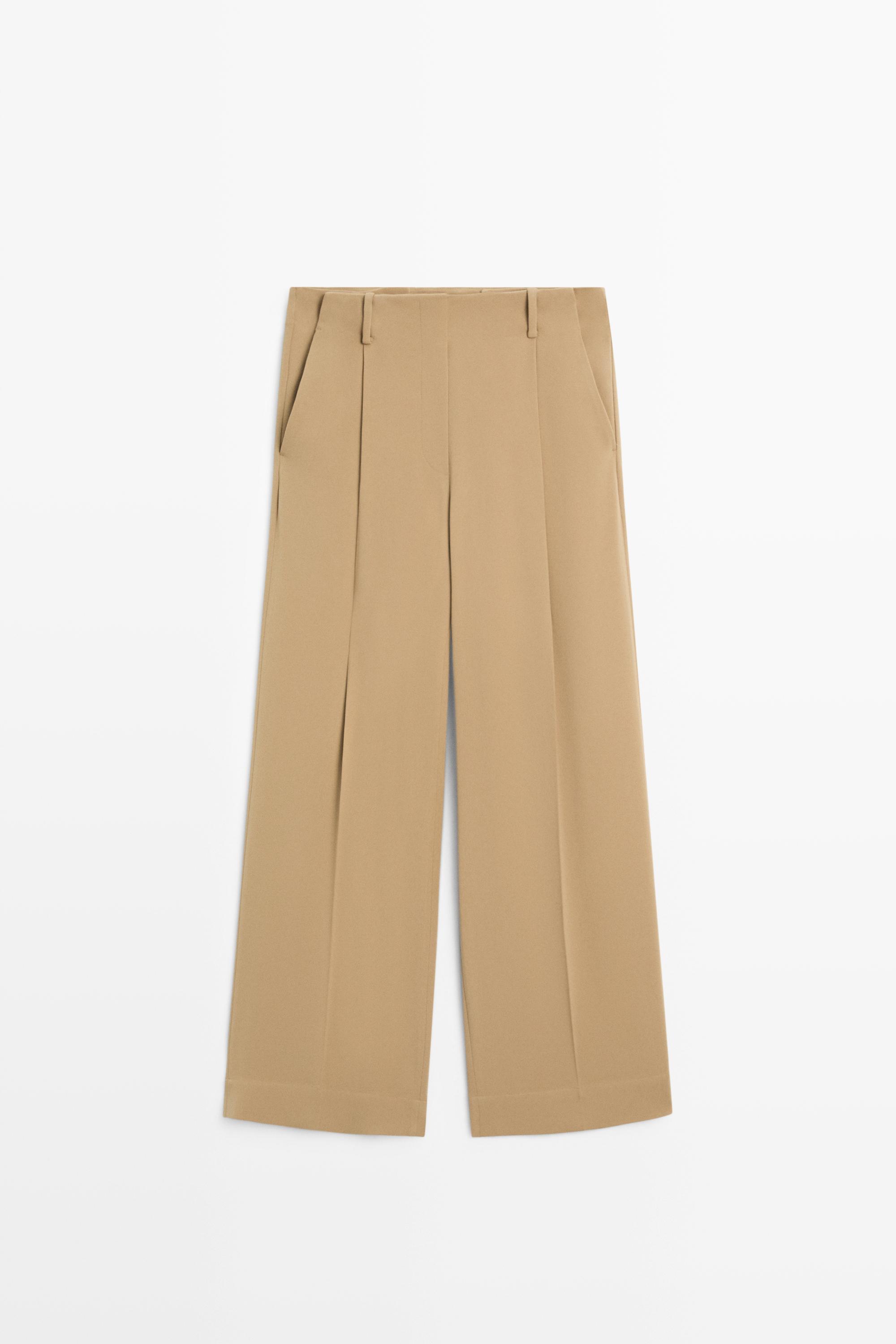 Pantalon large fluide à pinces - STUDIO