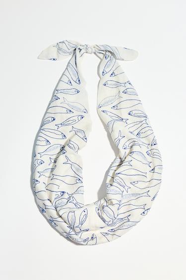 Zara BOW PRINT BAG - Ecru