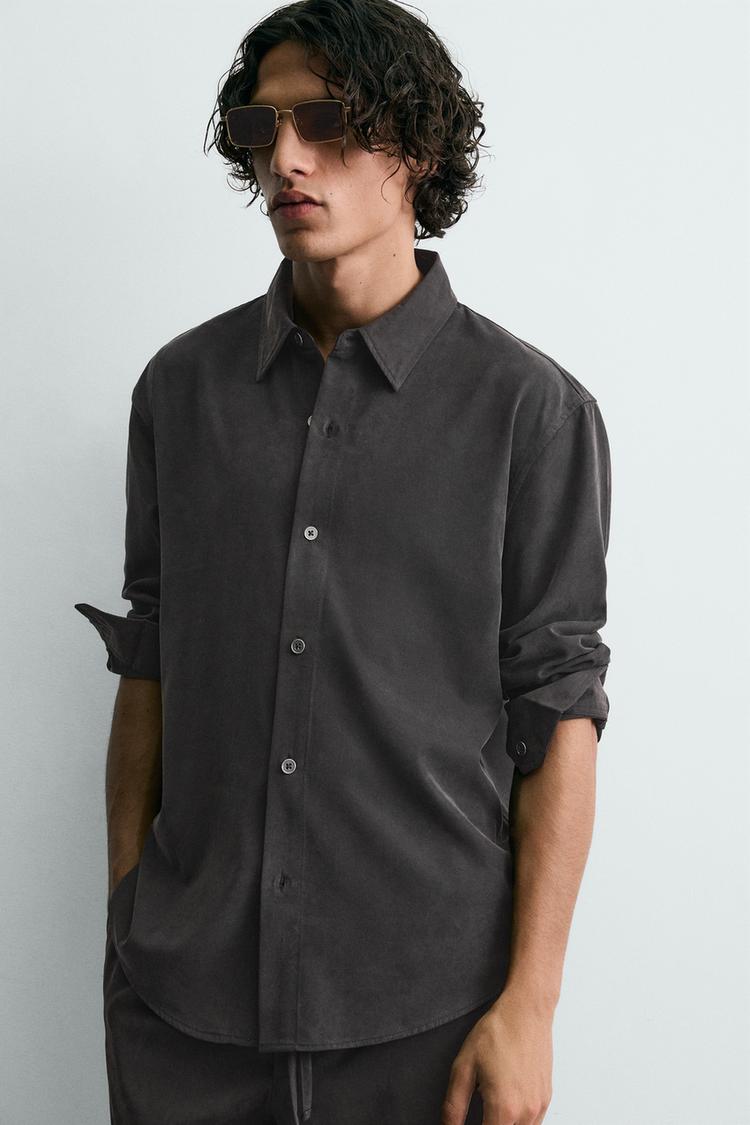 ZARA FLOWING RELAXED FIT SHIRT