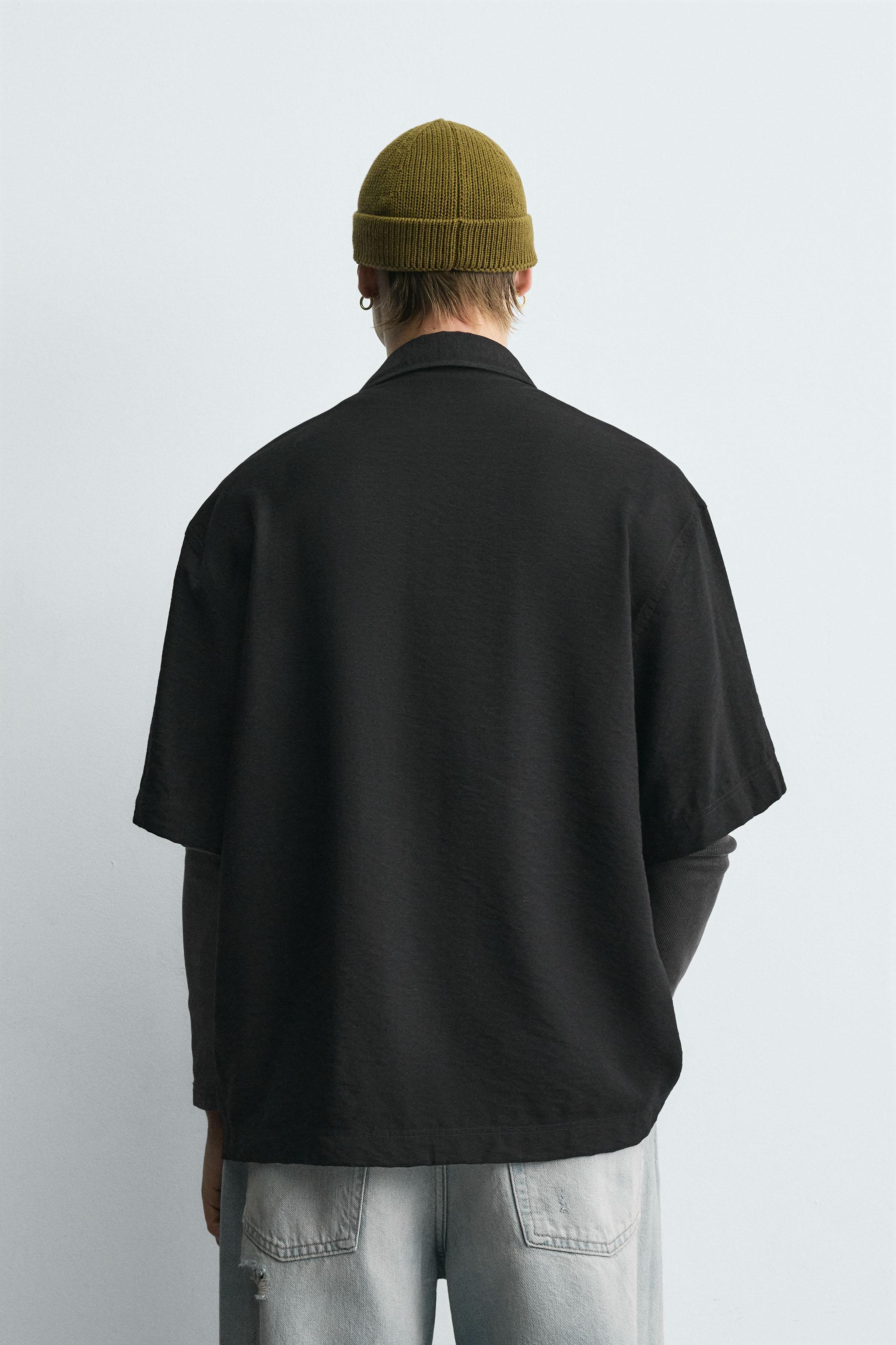 EMBROIDERED FLOWY SHIRT