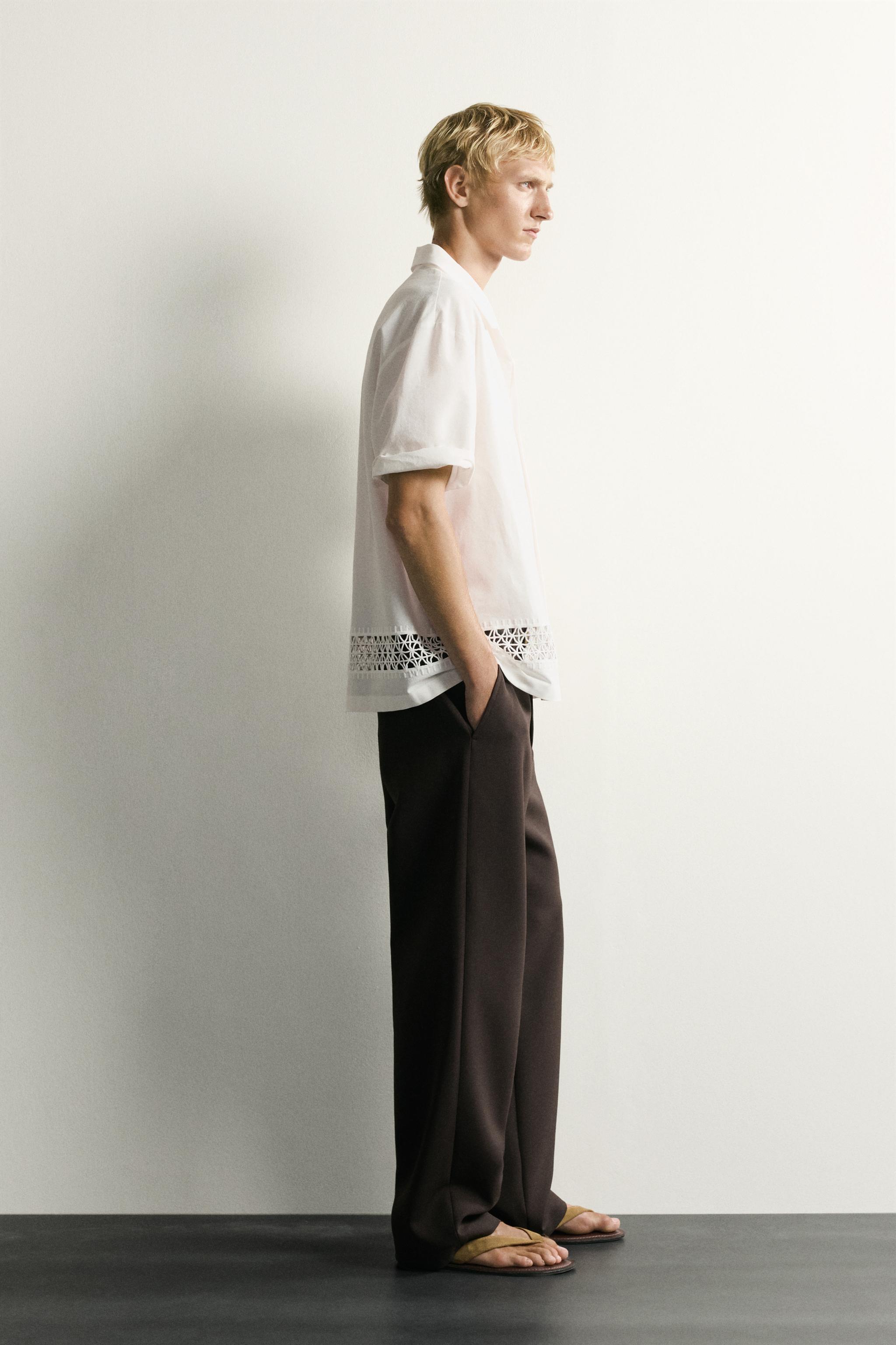 CHEMISE RELAXED FIT À FRISE