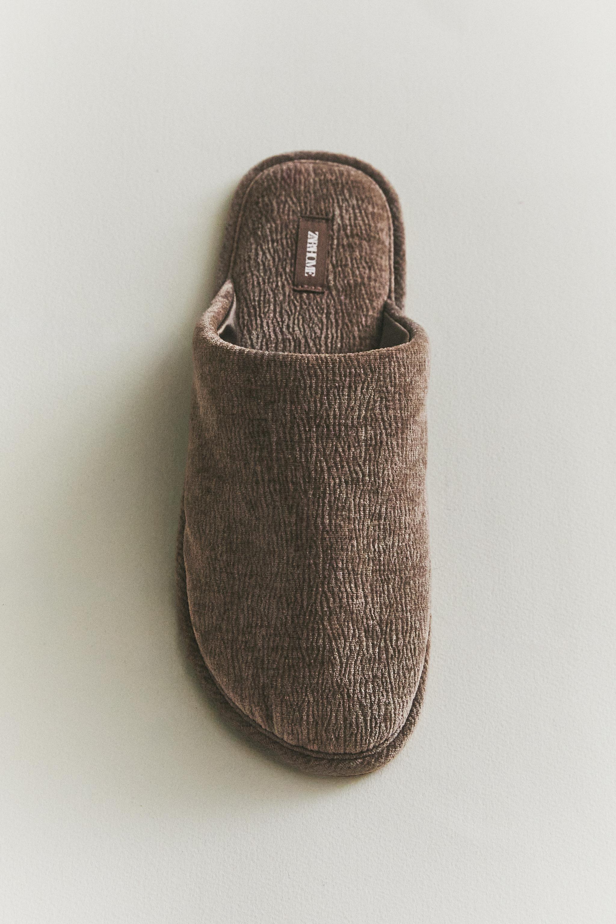 VELVET MULE SLIPPERS