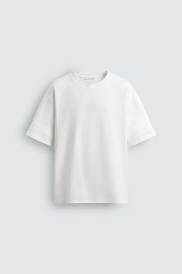 T-SHIRT À PIÈCE BRODÉE - Blanc de Zara - Image 6